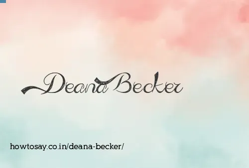 Deana Becker