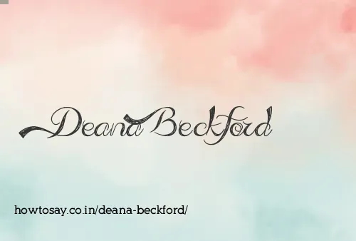 Deana Beckford