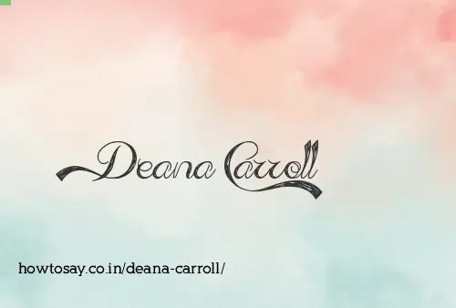 Deana Carroll