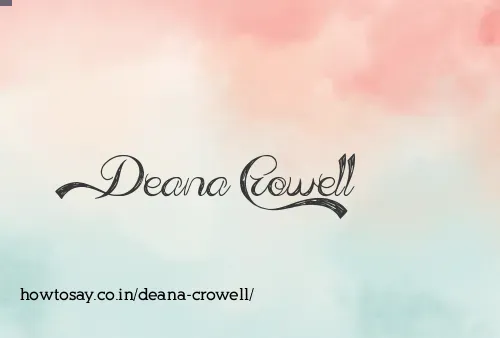 Deana Crowell