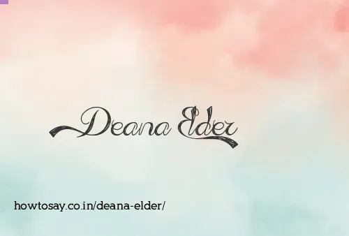 Deana Elder