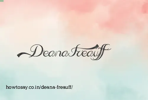 Deana Freauff