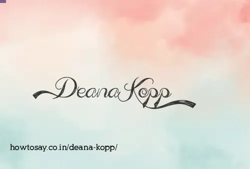Deana Kopp