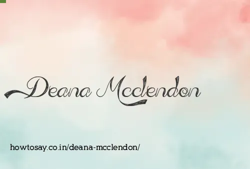 Deana Mcclendon