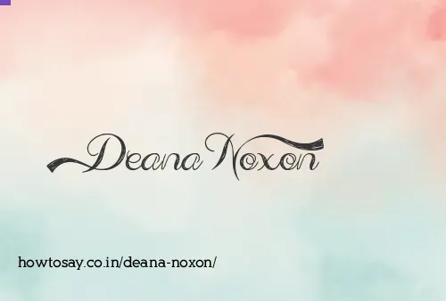 Deana Noxon