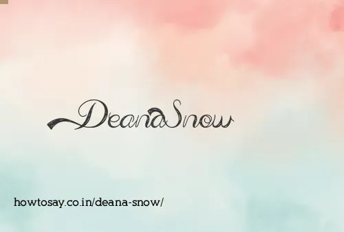 Deana Snow