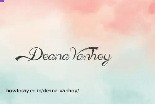 Deana Vanhoy