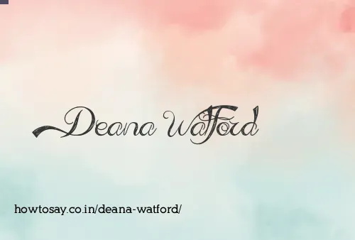 Deana Watford