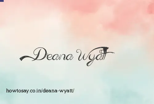 Deana Wyatt