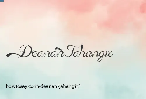 Deanan Jahangir