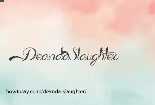 Deanda Slaughter