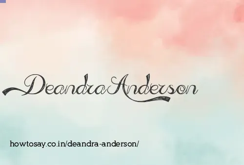 Deandra Anderson