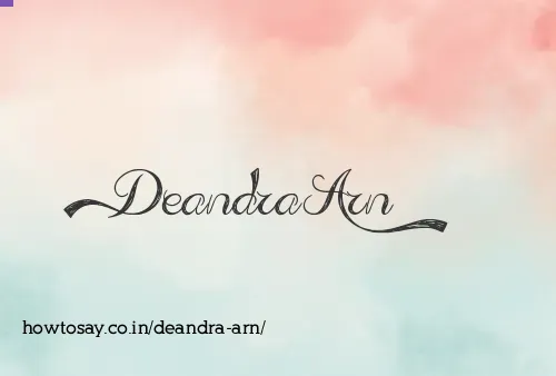 Deandra Arn