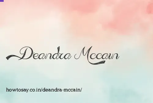Deandra Mccain