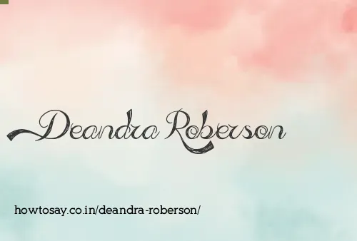 Deandra Roberson