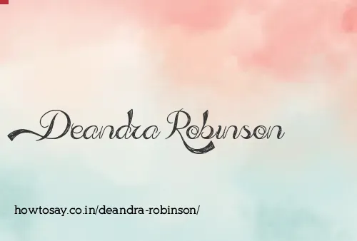 Deandra Robinson