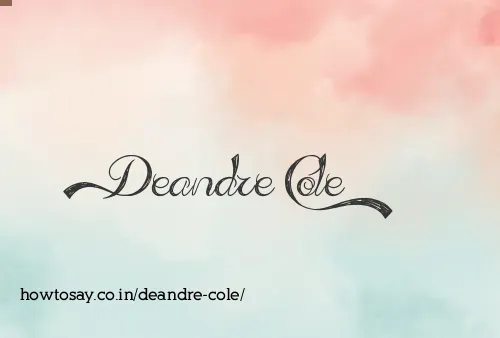 Deandre Cole