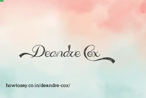 Deandre Cox