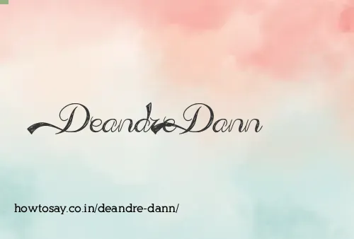 Deandre Dann