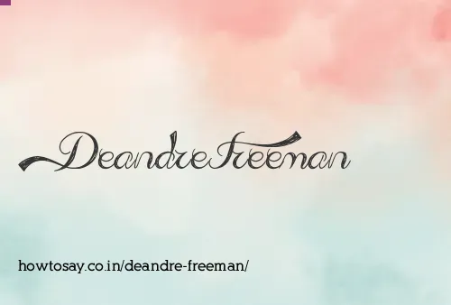 Deandre Freeman