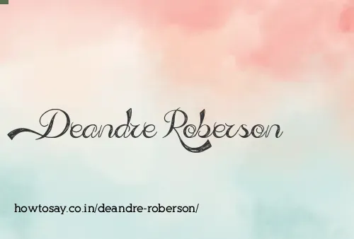 Deandre Roberson