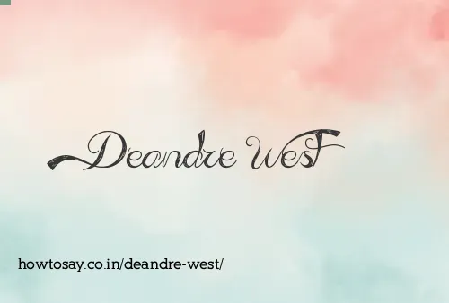Deandre West
