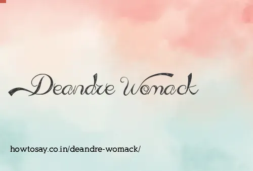 Deandre Womack
