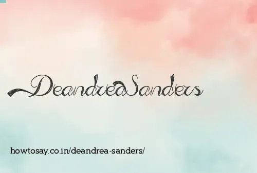 Deandrea Sanders
