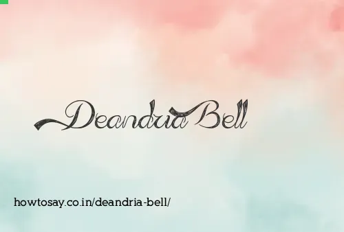 Deandria Bell