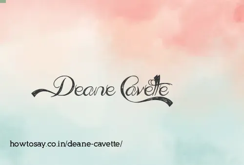 Deane Cavette