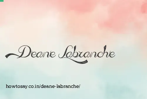 Deane Labranche
