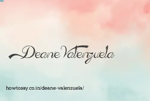 Deane Valenzuela