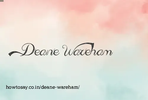 Deane Wareham