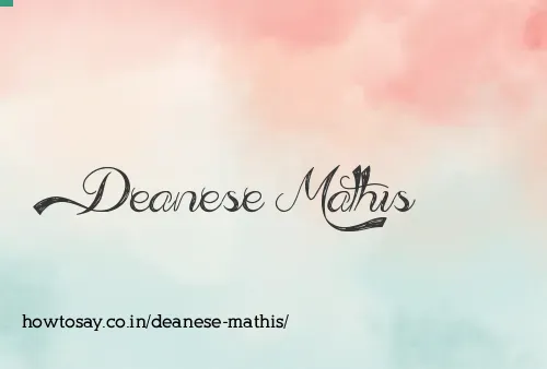 Deanese Mathis