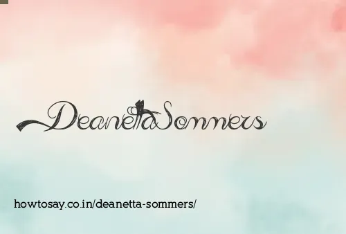 Deanetta Sommers