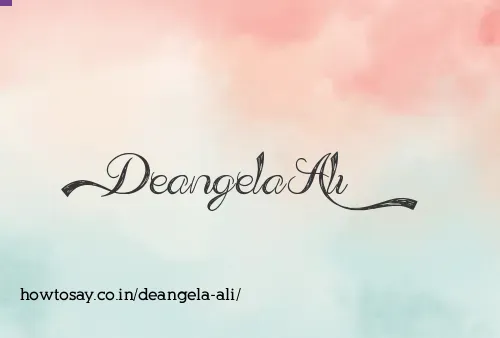 Deangela Ali