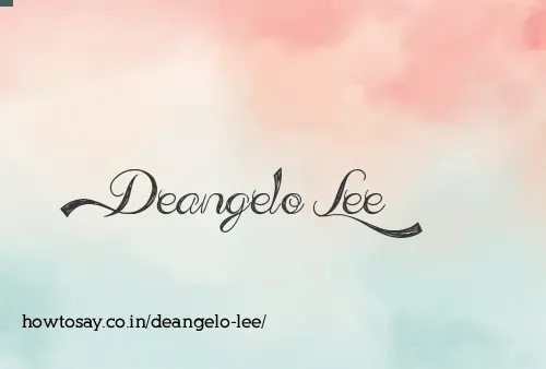 Deangelo Lee