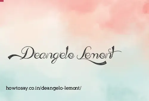 Deangelo Lemont
