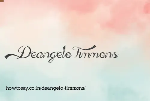 Deangelo Timmons