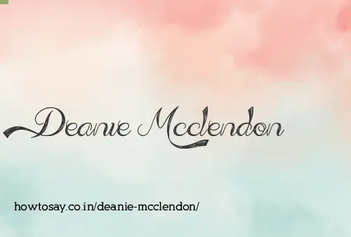 Deanie Mcclendon