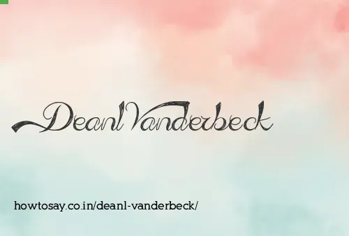 Deanl Vanderbeck