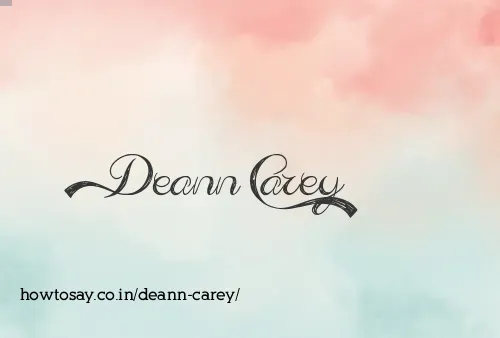 Deann Carey