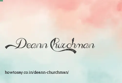 Deann Churchman
