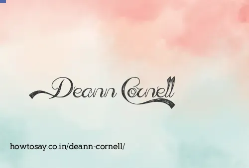 Deann Cornell
