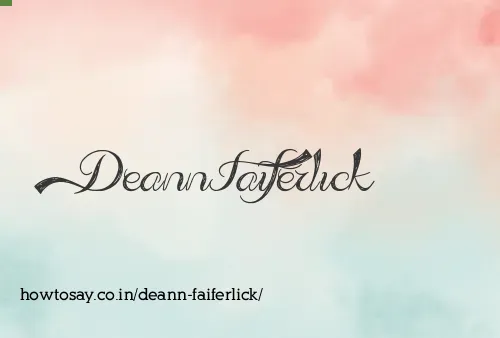 Deann Faiferlick