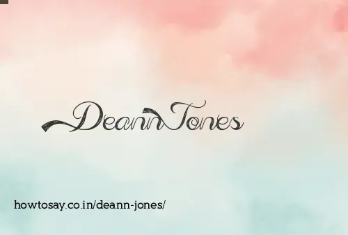 Deann Jones