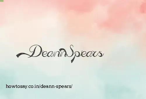 Deann Spears