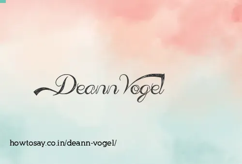 Deann Vogel