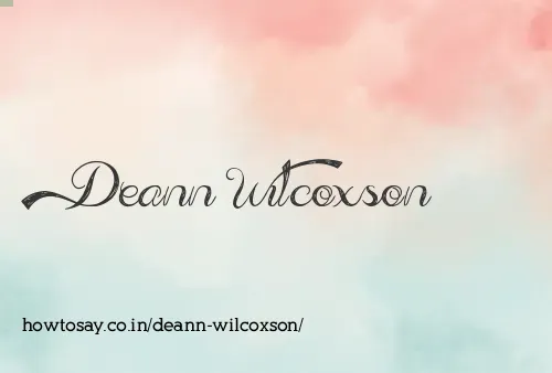 Deann Wilcoxson