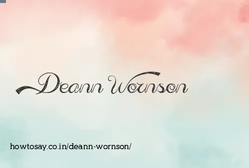 Deann Wornson